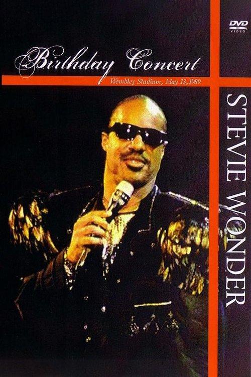 Stevie Wonder - Live at Wembley Stadium - London England 1989 1989 official movie poster