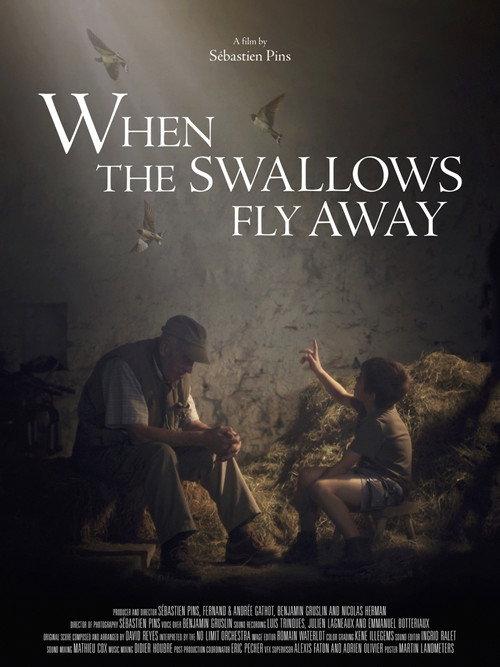 When the Swallows Fly Away 2022 official movie poster