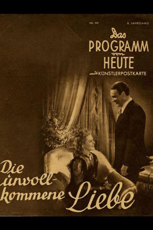 Die unvollkommene Liebe 1940 official movie poster