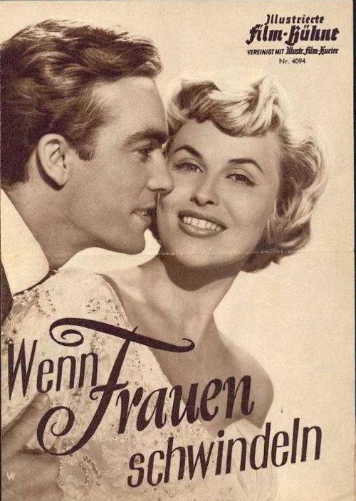 Wenn Frauen schwindeln 1957 official movie poster