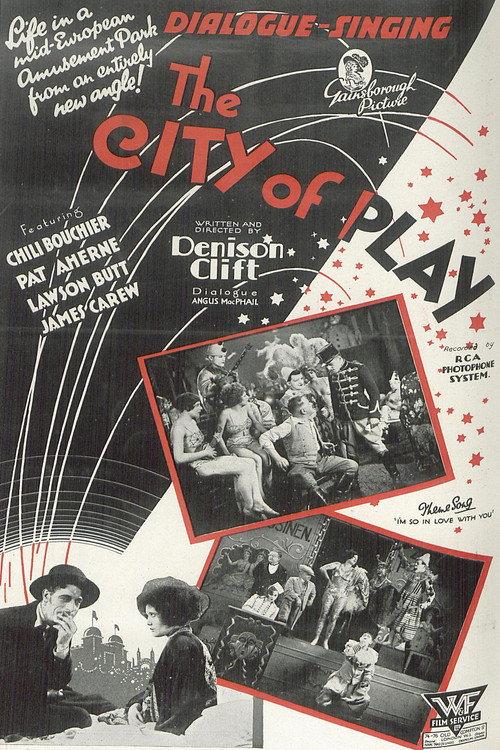 The City of Play 1929 official movie poster