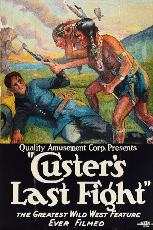 Custer's Last Fight 1912 official movie poster
