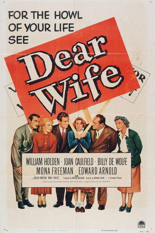 Dear Wife 1949 official movie poster