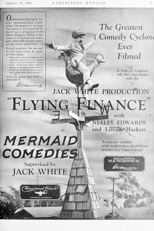 Flying Finance 1924 official movie poster
