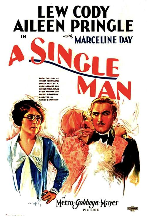 A Single Man 1929 official movie poster