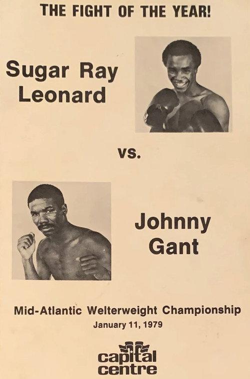 Sugar Ray Leonard vs. Johnny Gant 1979 official movie poster