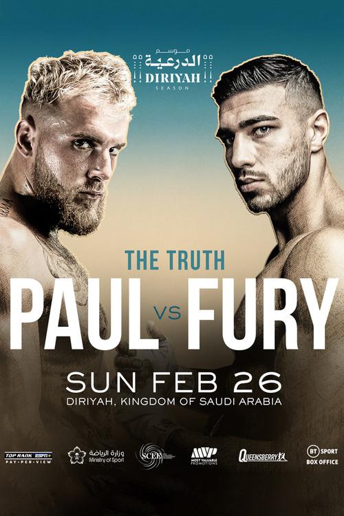 Jake Paul vs. Tommy Fury 2023 official movie poster