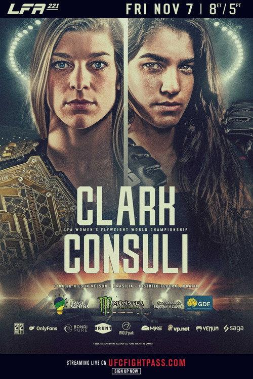 LFA 221: Clark vs Consuli 2025 official movie poster
