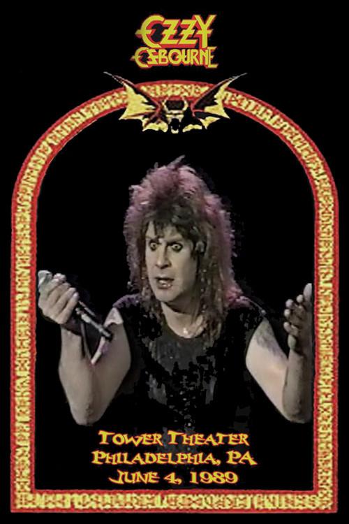 Ozzy Osbourne: (1989) Philadelphia, PA 1989 official movie poster