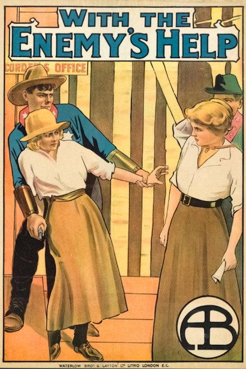 With the Enemy's Help 1912 official movie poster