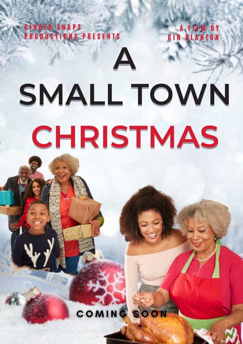 A Small Town Christmas 2023 official movie poster