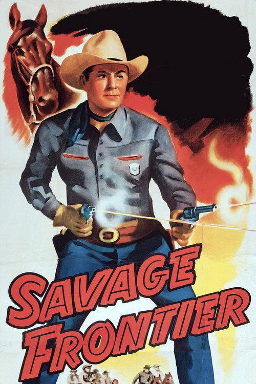 Savage Frontier 1953 official movie poster