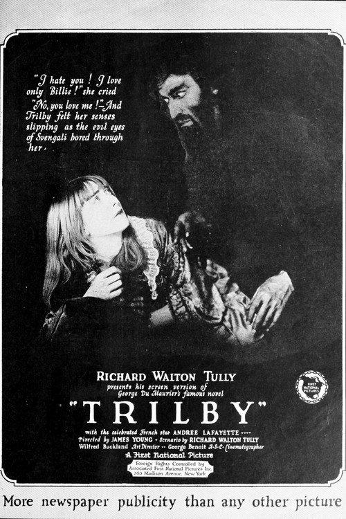 Trilby 1923 official movie poster