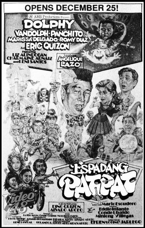Espadang patpat 1990 official movie poster