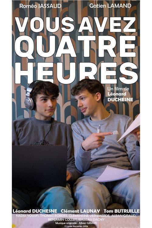 Vous Avez Quatre Heures 2024 official movie poster