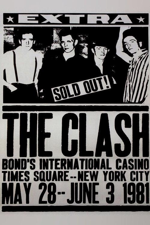 The Clash On Broadway 1981 official movie poster