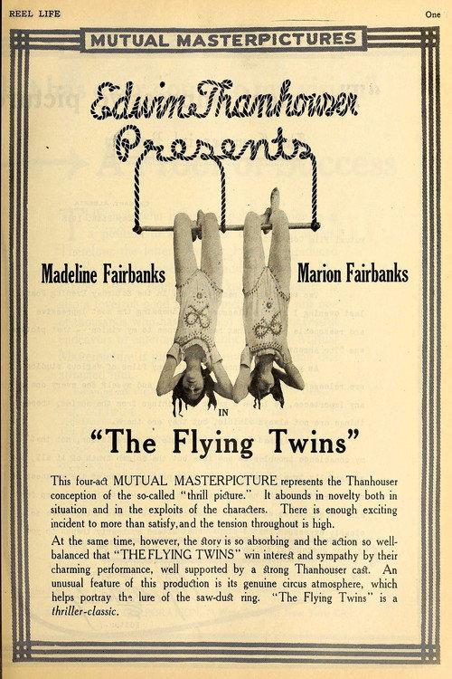 The Flying Twins 1915 official movie poster