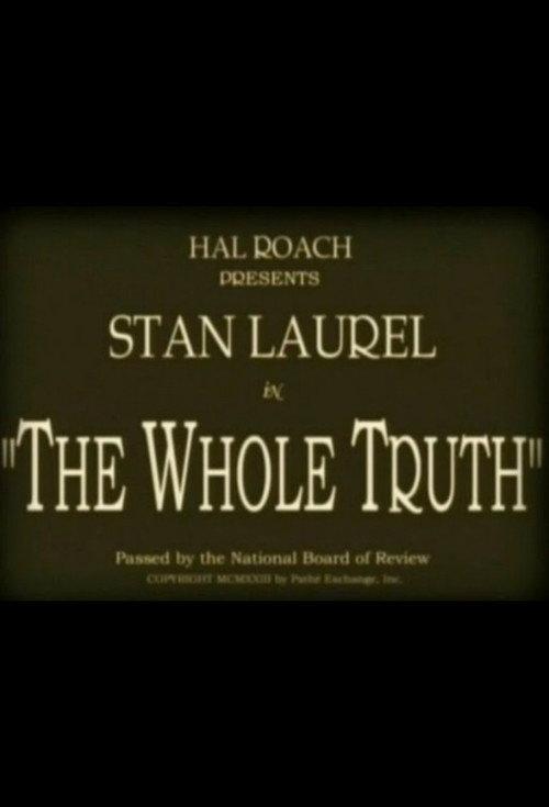The Whole Truth 1923 official movie poster