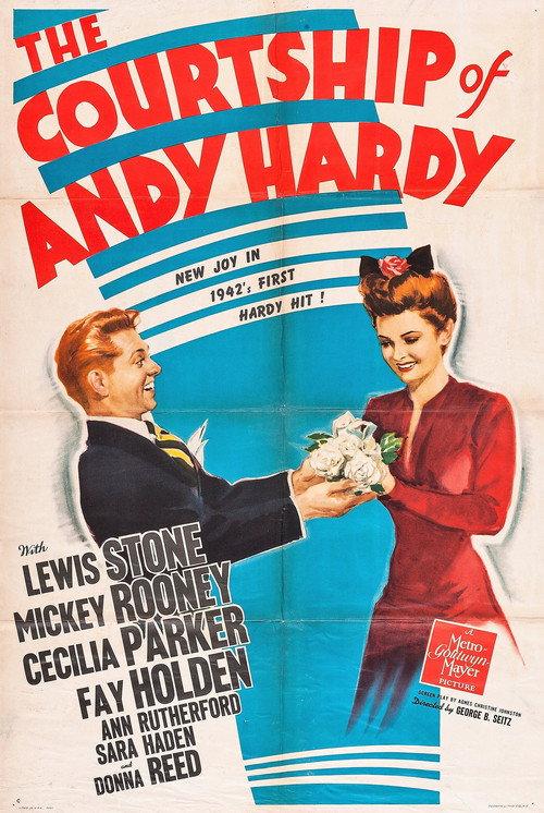 The Courtship of Andy Hardy 1942 official movie poster