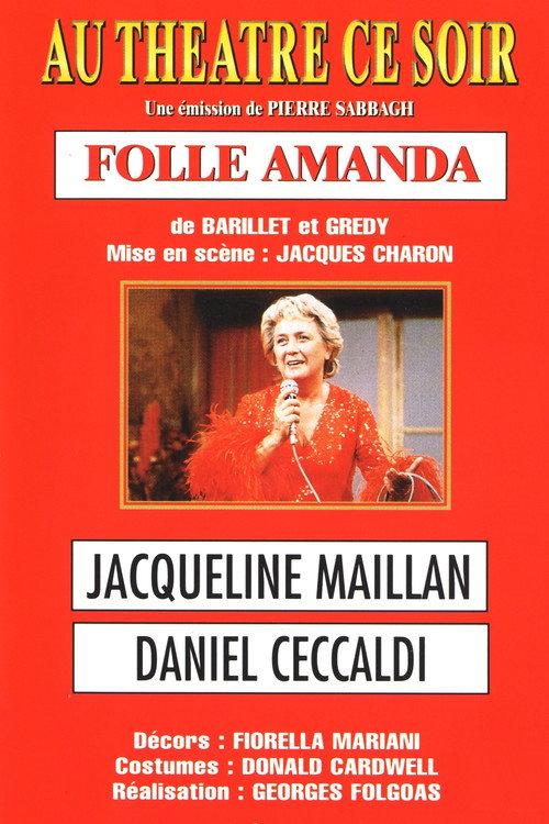 Folle Amanda 1974 official movie poster