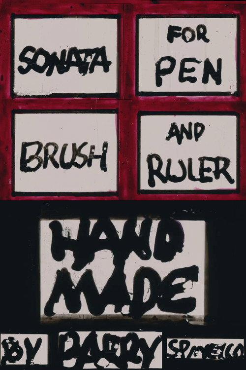 Sonata for Pen, Brush, and Ruler 1968 official movie poster