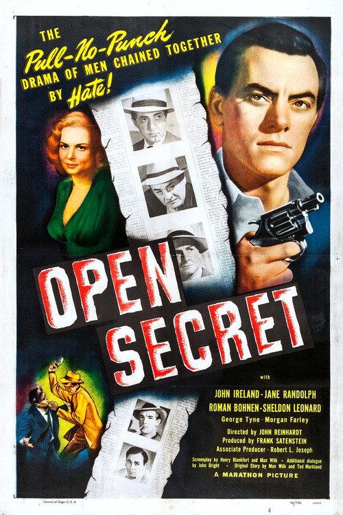 Open Secret 1948 official movie poster