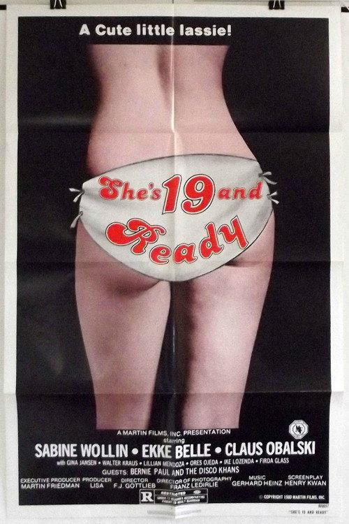 She's 19 and Ready 1979 official movie poster