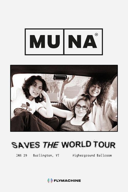 MUNA: Saves the World Tour - Live in Vermont 2022 official movie poster