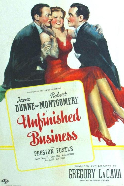 Unfinished Business 1941 official movie poster