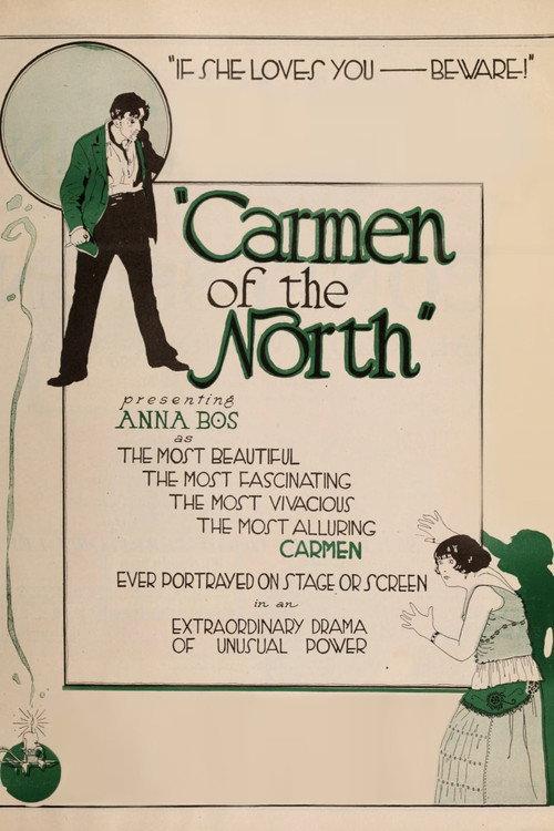 Carmen of the North 1919 official movie poster