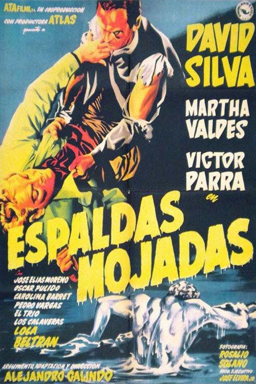 Espaldas mojadas 1955 official movie poster