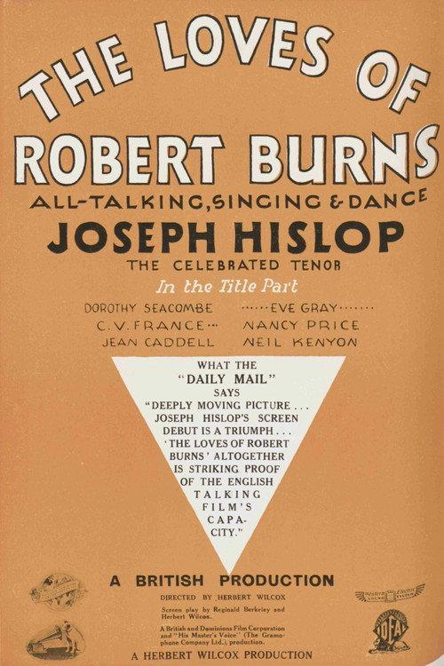The Loves of Robert Burns 1930 official movie poster