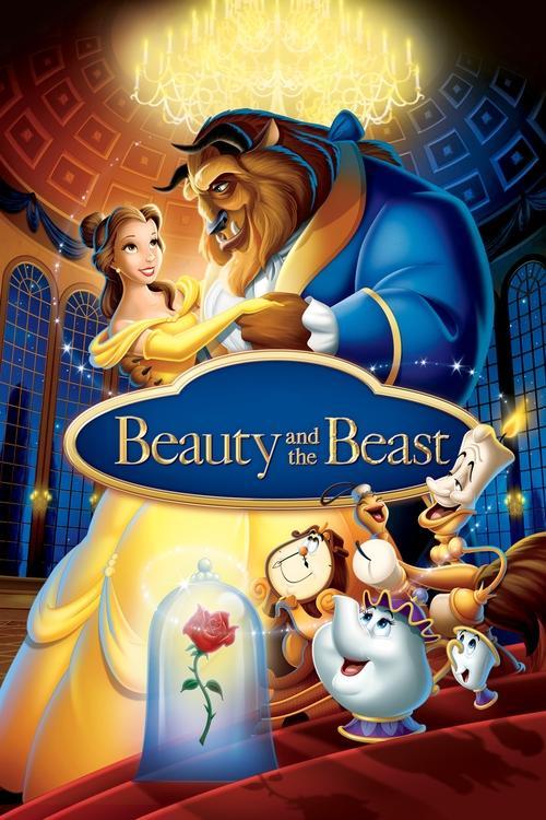 Beauty and the Beast 1991 official movie poster