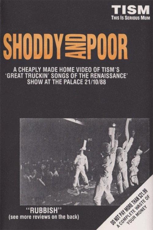 TISM: Shoddy and Poor 1989 official movie poster