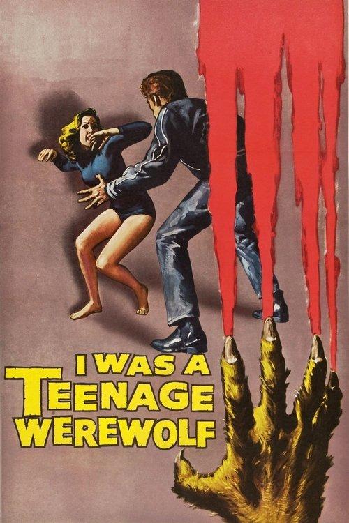 I Was a Teenage Werewolf 1957 official movie poster