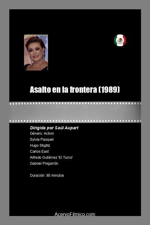 Asalto en la frontera 1989 official movie poster