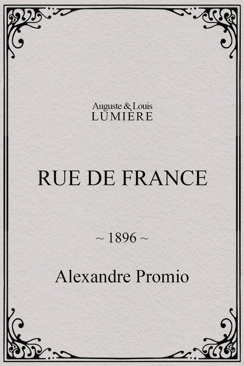 Rue de France 1896 official movie poster