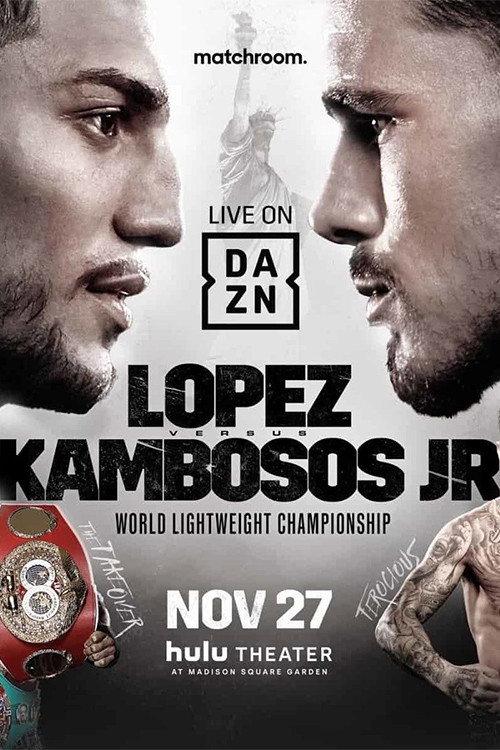 Teofimo Lopez vs. George Kambosos Jr 2021 official movie poster