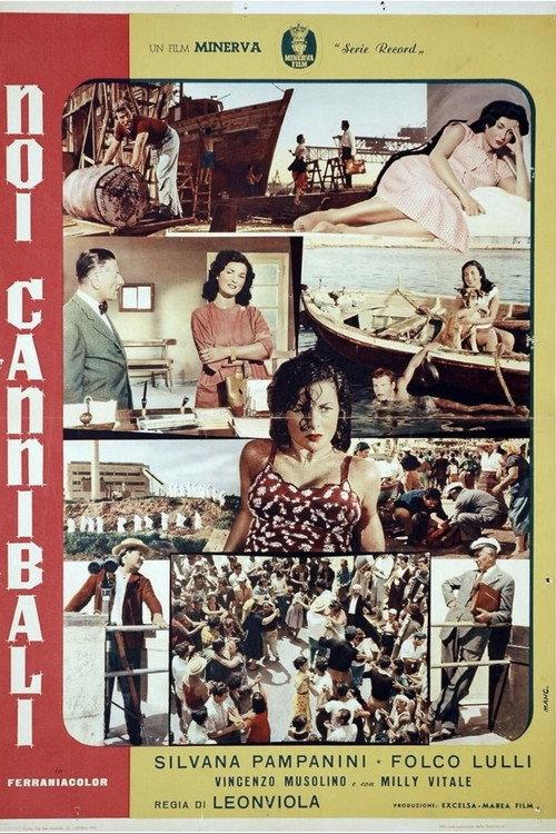 Noi cannibali 1953 official movie poster