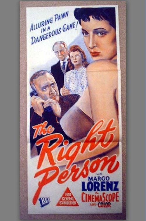The Right Person 1955 official movie poster