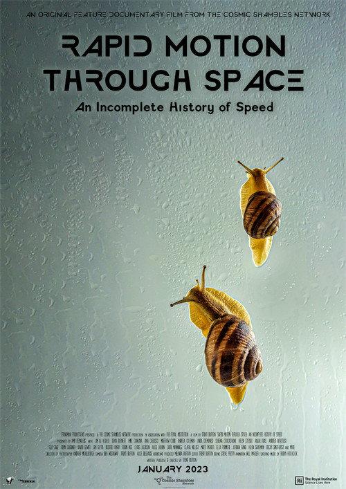 Rapid Motion Through Space: An Incomplete History of Speed 2023 official movie poster