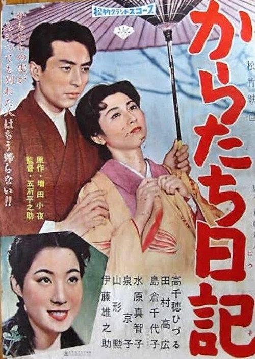Diary of Forsaken Love 1959 official movie poster