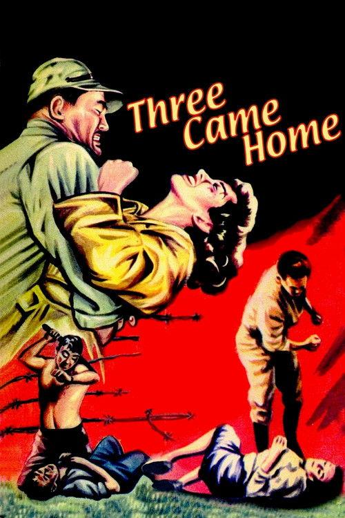 Three Came Home 1950 official movie poster