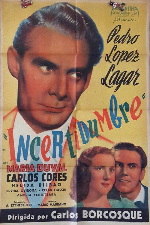 Incertidumbre 1942 official movie poster