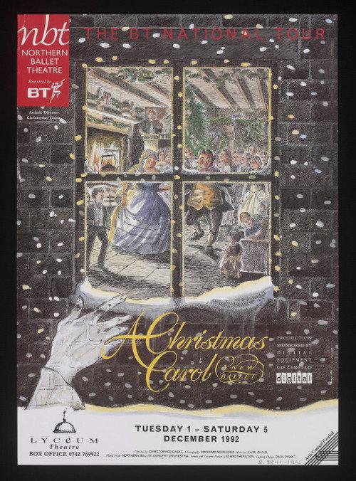 Northern Ballet's A Christmas Carol 1992 official movie poster