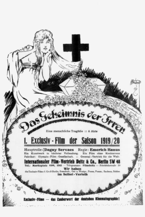 Das Geheimnis der Irren 1919 official movie poster