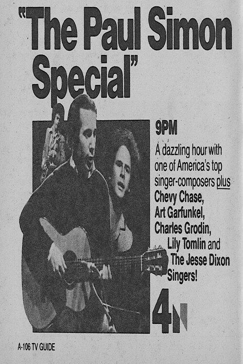 The Paul Simon Special 1977 official movie poster