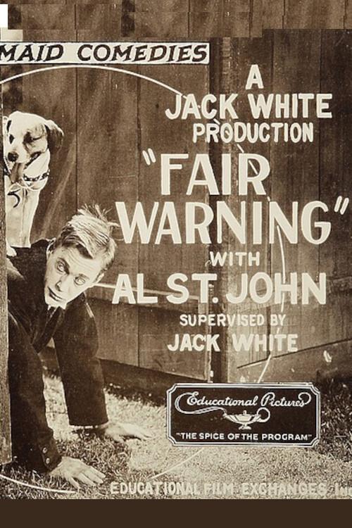 Fair Warning 1925 official movie poster