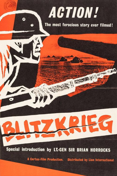 Blitzkrieg 1962 official movie poster