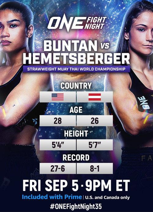 ONE Fight Night 35: Buntan vs. Hemetsberger 2025 official movie poster